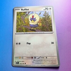 rufflet - 152/191 (common) — pokemon: surging sparks